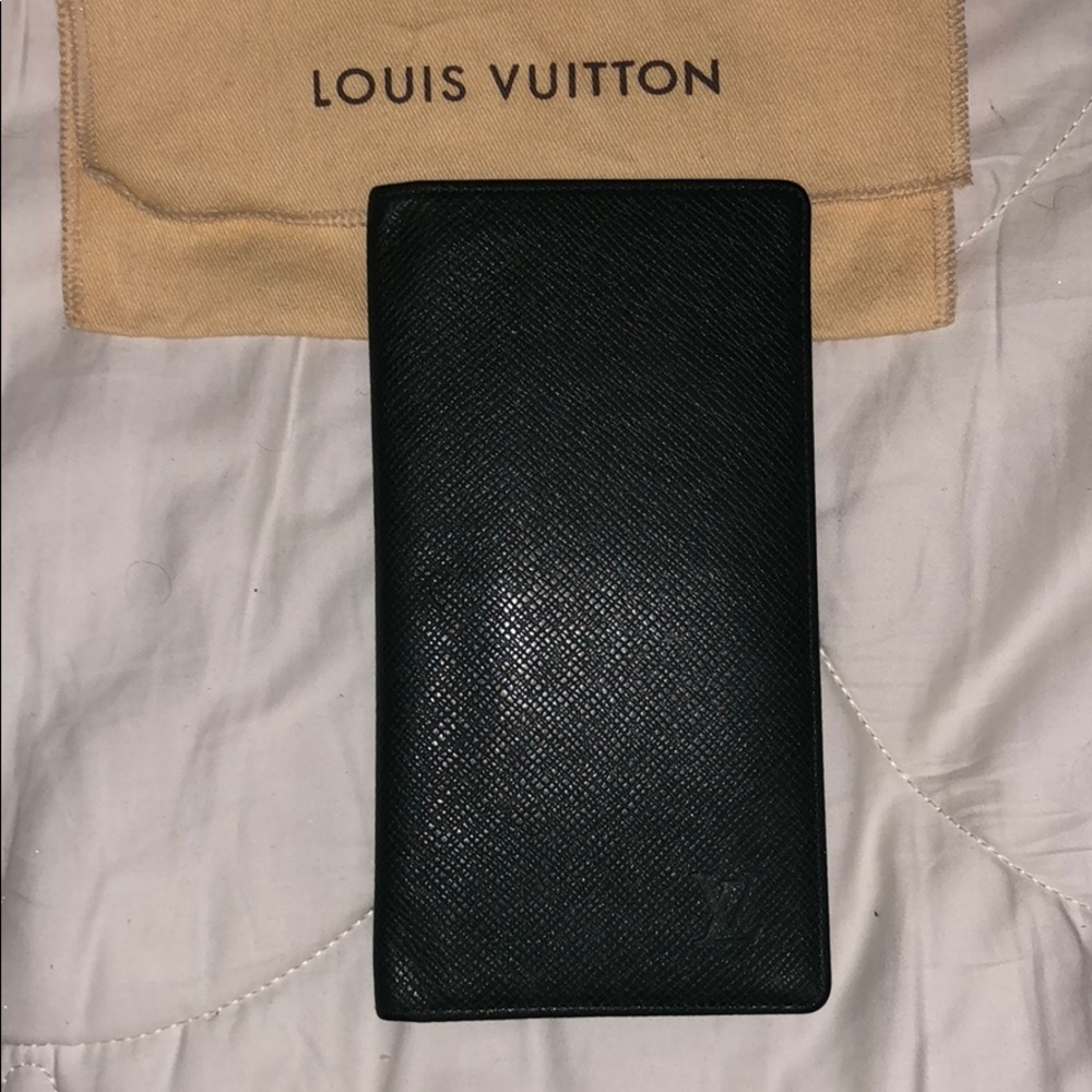 Louis Vuitton Taiga Leather Long Wallet